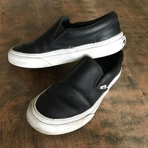 Vans Perforated Leather slip on